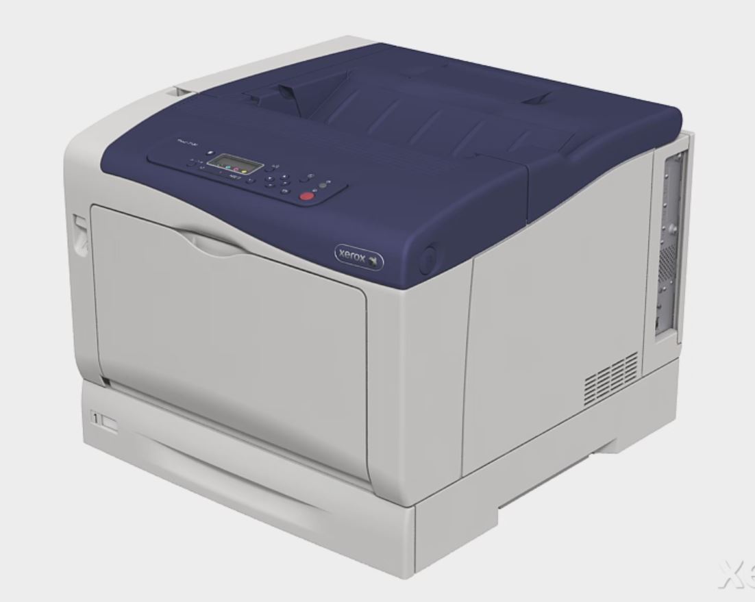 animation demonstrating the initial unpack and positioning of a new printer