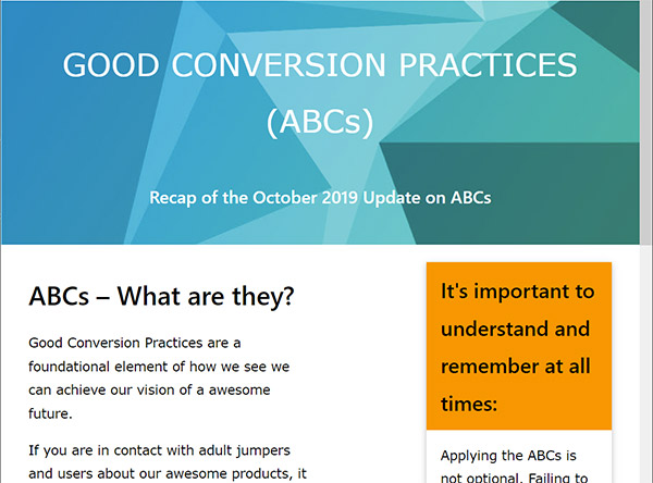 screenshot of responsive site